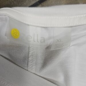 Zella White Crew Neck Performance Tee